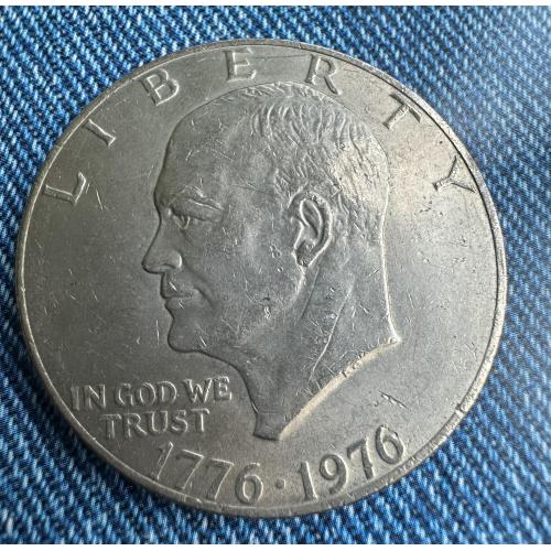 США 1 доллар 1776-1976 год никель Ейзенхауер