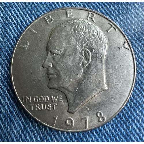 США 1 доллар 1978 год никель Ейзенхауер