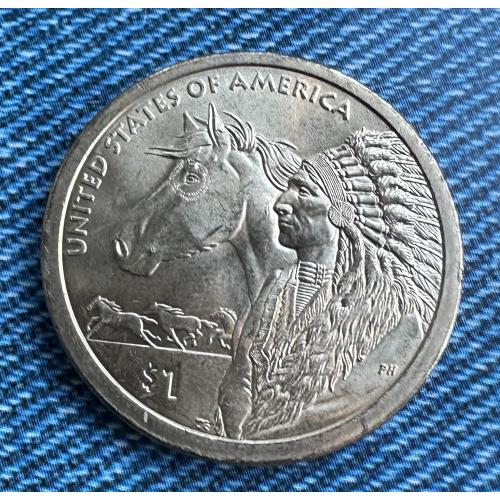 США 1 доллар сакагавеи -Р- 2012 год