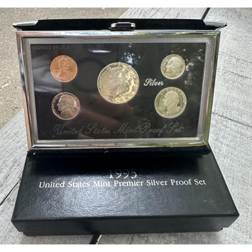США 50 центов Кенеди серебро 1993 год набор монет 
