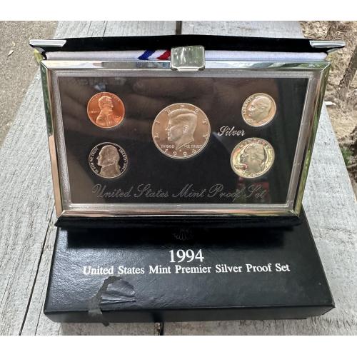 США 50 центов Кенеди серебро 1994 год набор монет 