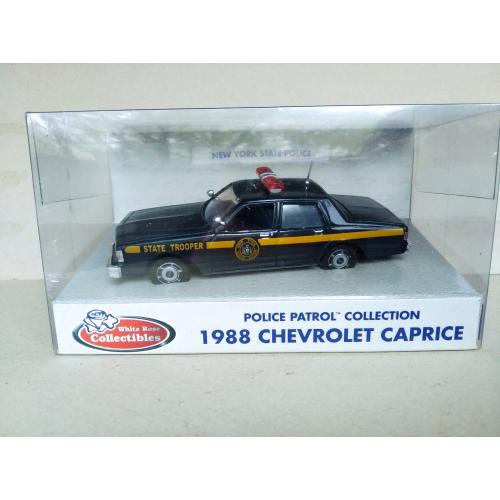 Chevrolet Caprice 1988 NYSP New York State Police 1:43 White Rose