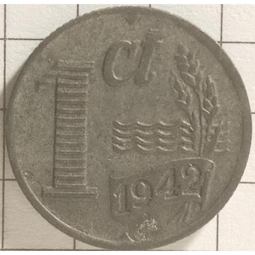 1 цент 1942 рік Нідерланди 