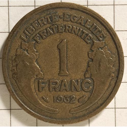 1 франк 1932 рік Франція