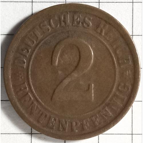 2 рейсх пфенніг 1924 рік Німеччина