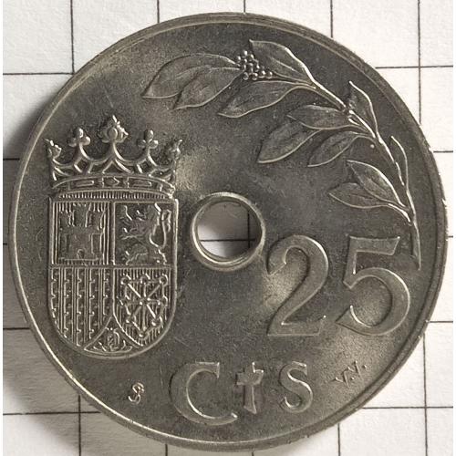25 сентимо 1937 рік Іспания