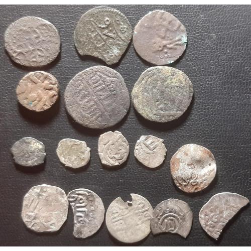 Середньовічні монети  Країна- Середньовічна Індія,Золота Орда, Кримське Ханство,Османська імперія 