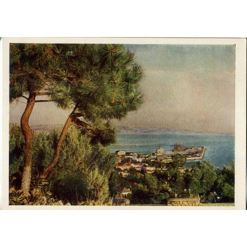 Албания Порт Дуррес на берегу Адриатического моря 1956 ИЗОГИЗ  