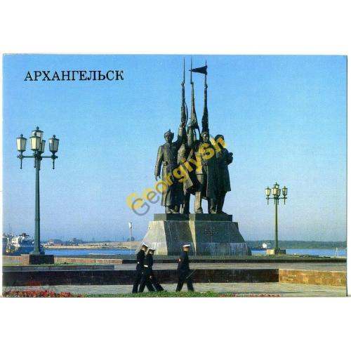 Архангельск Памятник защитникам Севера 1989  