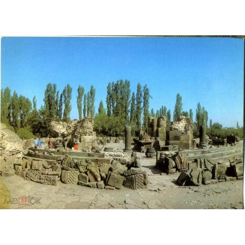 Армения развалины храма Зваротц 13.04.1984 ДМПК в4-1  