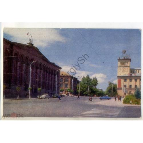 Армянская ССР Ленинакан Здание горкома КП Армении 1972  