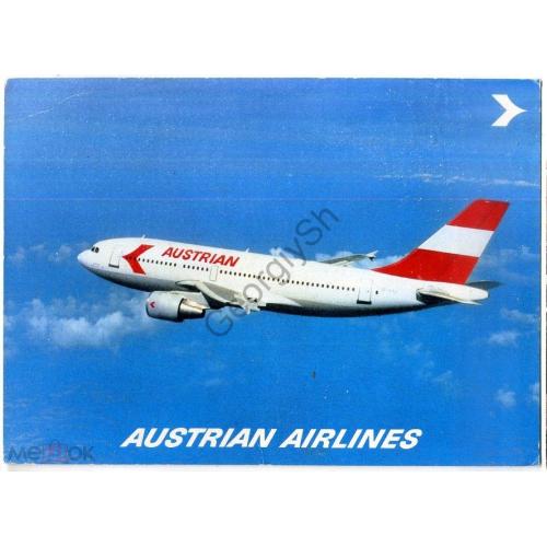     Австрийские авиалинии Аэробус А310-324 почта ЧССР 07.11.1989  прошла почту