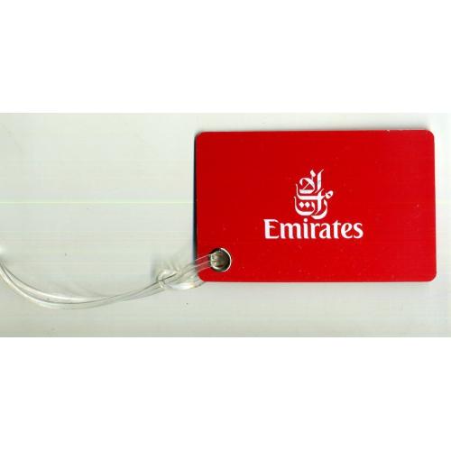 Багажная бирка авиалинии Emirates пластик 