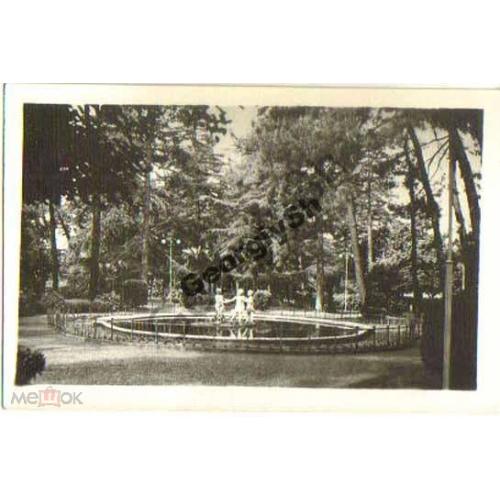Батуми. Парк на приморском бульваре 1955г  