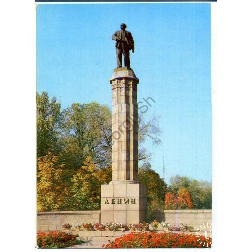 Фрунзе / Бишкек / Памятник В.И. Ленину 27.06.1980 ДМПК  