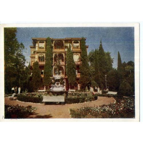 Гурзуф Корпус 2 Центрального санатория Министерства обороны 05.05.1955 Бакман в5-5  