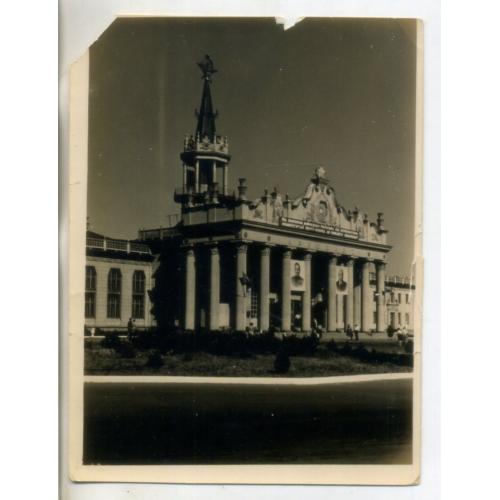  Харьков Аэропорт портрет Хрущева 9х12 см  