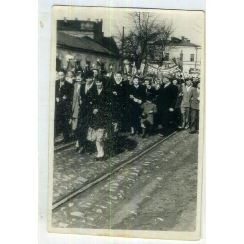 Харьков Демонстрация, улица Котлова 8х11,8 см  