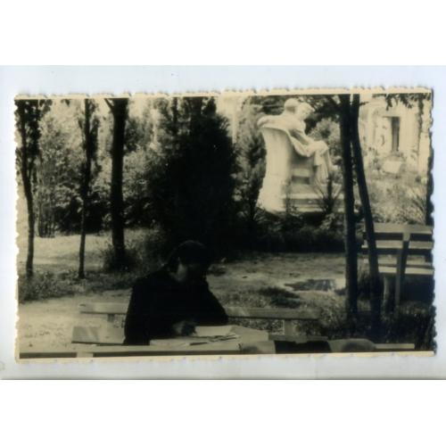 Харьков парк Горького памятник В.И. Ленину-И.В. Сталину 8,5х13 см  