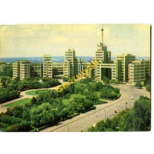 Харьков Площадь Дзержинского Госпром 1970  Радянська Украина