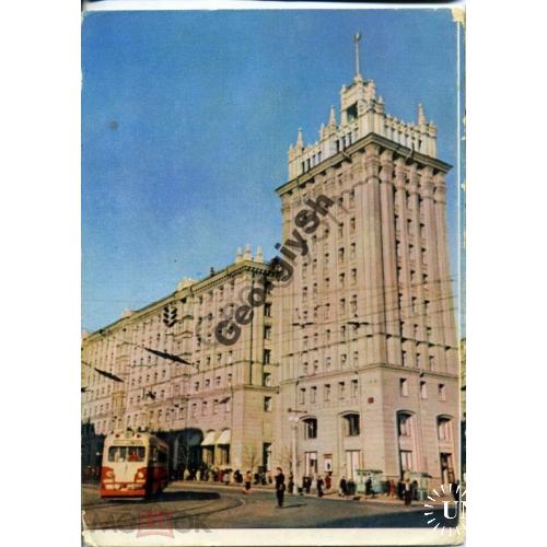 Харьков Площадь Тевелева 09.08.1962 трамвай  