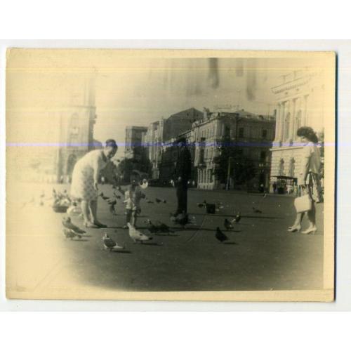 Харьков Площадь Тевелева / Советской Украины / Угол Сумской 9х12 см  