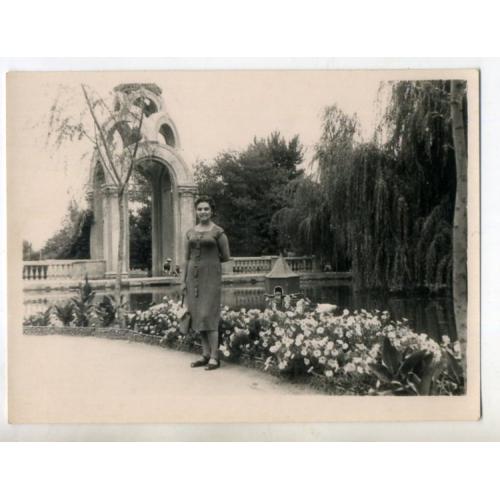 Харьков Сквер Победа бассейн , домик лебедей 9х12 см