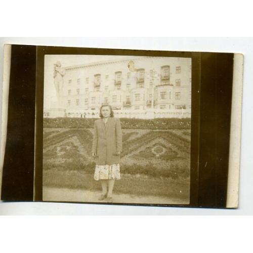 Харьков Спуск Халтурина 19.09.1953 6х9 см  