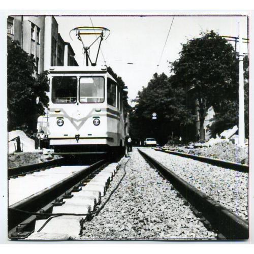 Харьков Трамвай Пушкинская улица реконструкция путей 14х13,5 см