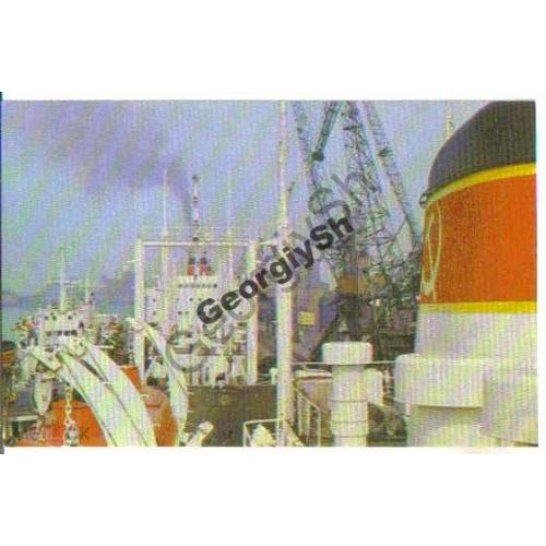 Калининград Морской рыбный порт 1972 Планета  корабли , флот