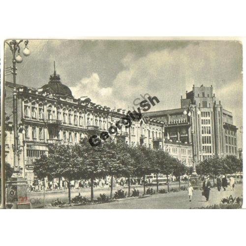 Киев Крещатик 30.03.1954 фото Угриновича  