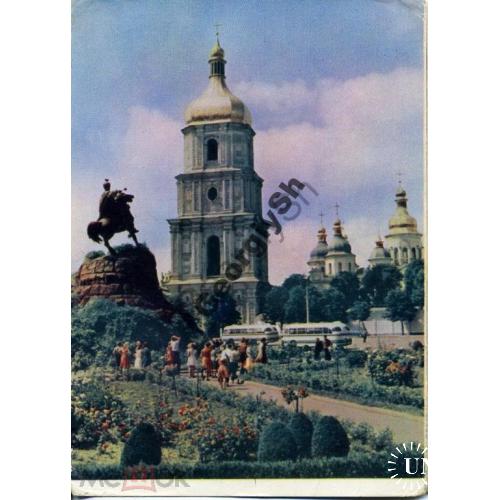 Киев Площадь Богдана Хмельницкого 09.08.1962  