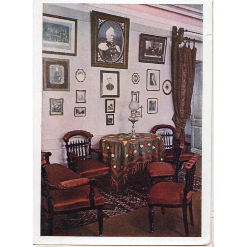 Клин Дом-музей П.И. Чайковского уголок кабинета-гостиной 1962 ИЗОГИЗ