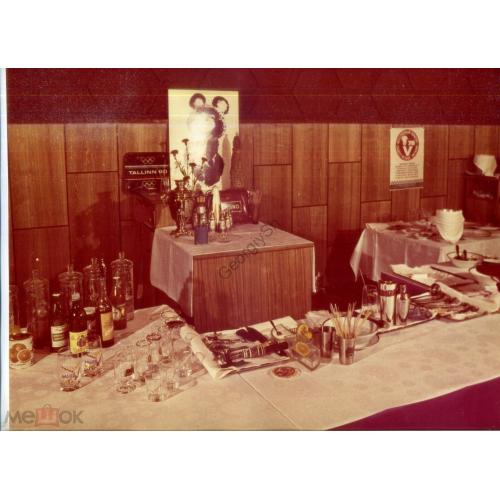 Конкурс поваров и официантов союзных республик к Олимпиаде-80 - стол Эстонской ССР 24,5х29,5 см  