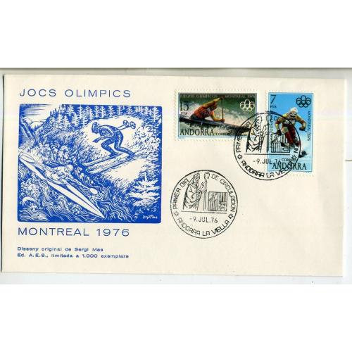 КПД Андорра Олимпиада Монреаль-76 каноэ слалом 09.07.1976 
