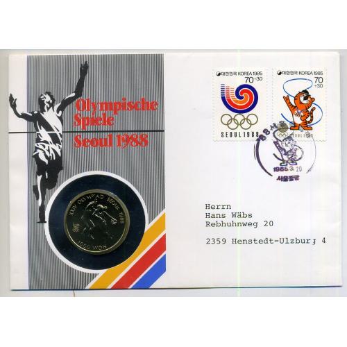 КПД с медалью Корея Олимпиада Сеул -88 1985