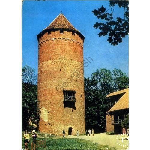 Латвийская ССР Башня Турайдского замка в Сигулде 1977  