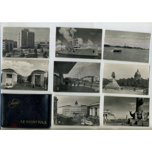 Ленинград комплект 16 фото видов города 5,5х8,7 см ЛиК в обложке