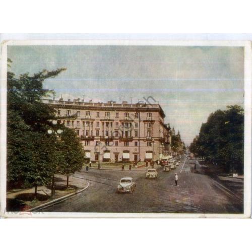 Ленинград Кировский проспект 1957 ИЗОГИЗ фото Мазелева  