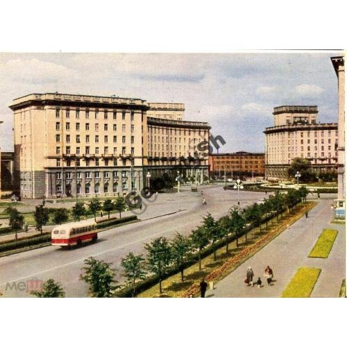 Ленинград Комсомольская площадь 1965  фото Трахтенберг