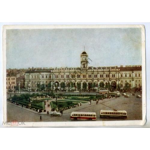 Ленинград Московский вокзал фото Зиверта 1957 ИЗОГИЗ  
