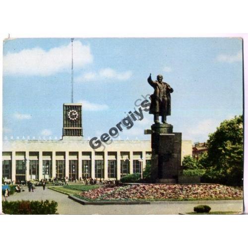 Ленинград Памятник Ленину Финляндский вокзал 1964  