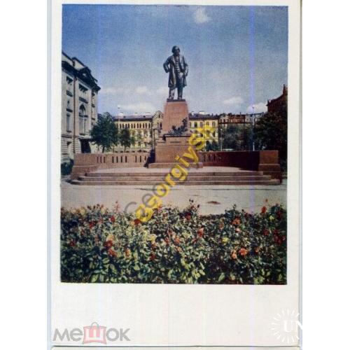 Ленинград Памятник М.И. Глинке 1951 Бакман  