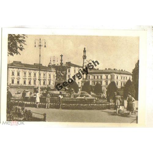
    Львов Площадь Мицкевича фото Козловского 1954
  