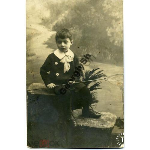   Мальчик с сачком Полтава И.В. Грингауз открыточный  формат