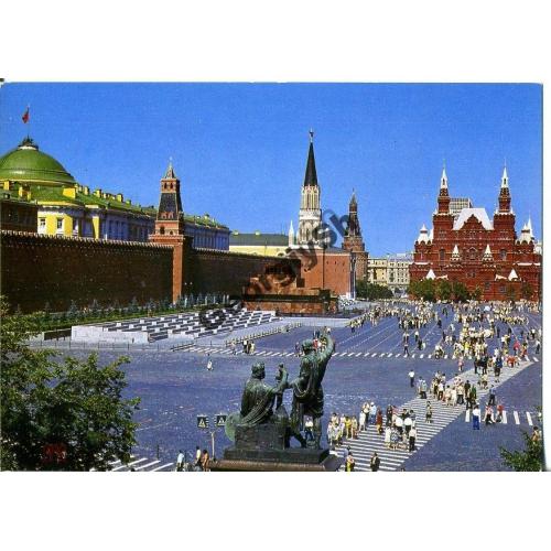 Москва Красная площадь Минин и Пожарский Аэрофлот  
