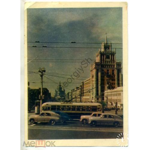 Москва площадь Маяковского 1957 изд. Правда  