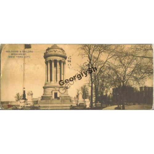 Нью-Йорк Памятник солдатам и матросам 25.01.1909  