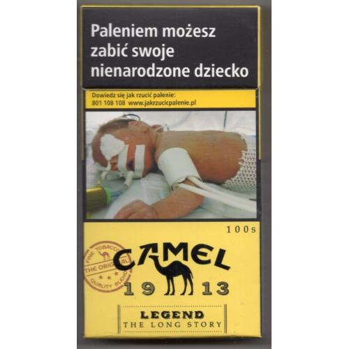 пачка из-под сигарет Camel Польша 100 мм в2