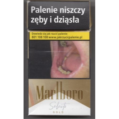 пачка из-под сигарет Marlboro Selecto Польша 5,5х10х1,2 см в4